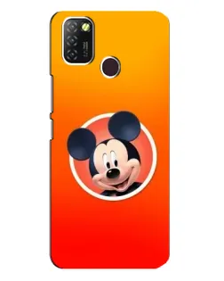Чехол для Infinix Hot 10 Lite с картинкой «Mickey в круге»