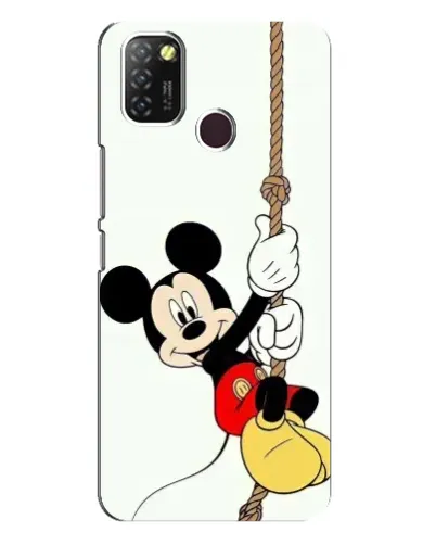 Чехол для Infinix Hot 10 Lite с картинкой «Mickey на канате»