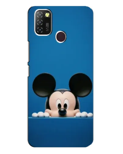 Чехол для Infinix Hot 10 Lite с картинкой «Микки выглядывает»