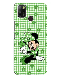 Чехол для Infinix Hot 10 Lite с картинкой «Mickey в клетку»