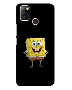 Чехол для Infinix Hot 10 Lite с картинкой «Классический Губка Боб»