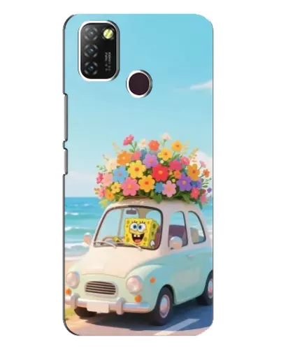 Чехол для Infinix Hot 10 Lite с картинкой «Автомобильное путешествие»