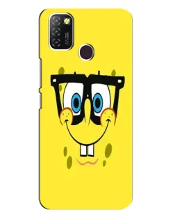 Чохол для Infinix Hot 10 Lite з картинкою «Мінімалістичний Спанч Боб» Чохол для Infinix Hot 10 Lite з картинкою «Мінімалістичний Спанч Боб»