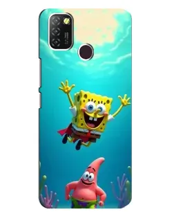 Чохол для Infinix Hot 10 Lite з картинкою «Спанч Боб під водою» Чохол для Infinix Hot 10 Lite з картинкою «Спанч Боб під водою»