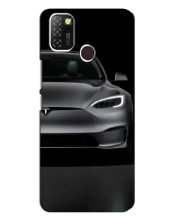 Чехол для Infinix Hot 10 Lite с картинкой «Tesla Model S Look»