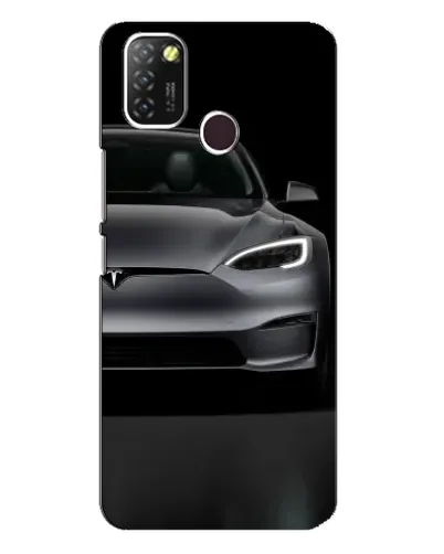 Чехол для Infinix Hot 10 Lite с картинкой «Tesla Model S Look»