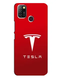 Чехол для Infinix Hot 10 Lite с картинкой «Tesla Red Classic»