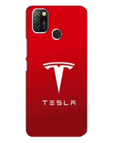 Чехол для Infinix Hot 10 Lite с картинкой «Tesla Red Classic»