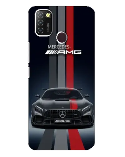 Чехол для Infinix Hot 10 Lite с картинкой «Mercedes — белый карбон» Чехол для Infinix Hot 10 Lite с картинкой «Mercedes — белый карбон»