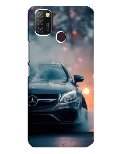 Чехол для Infinix Hot 10 Lite с картинкой «Mercedes — ночной город» Чехол для Infinix Hot 10 Lite с картинкой «Mercedes — ночной город»