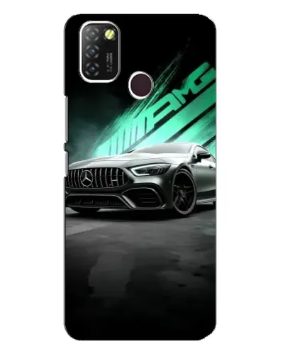 Чехол для Infinix Hot 10 Lite с картинкой «Темный Mercedes AMG» Чехол для Infinix Hot 10 Lite с картинкой «Темный Mercedes AMG»