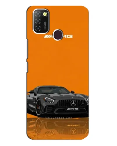 Чехол для Infinix Hot 10 Lite с картинкой «Оранжевый Mercedes AMG» Чехол для Infinix Hot 10 Lite с картинкой «Оранжевый Mercedes AMG»