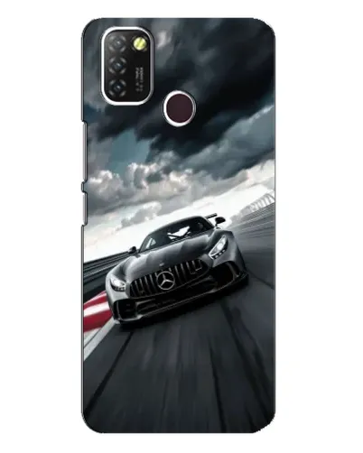 Чехол для Infinix Hot 10 Lite с картинкой «Гоночный Mercedes AMG» Чехол для Infinix Hot 10 Lite с картинкой «Гоночный Mercedes AMG»