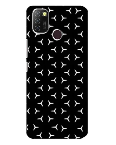 Чехол для Infinix Hot 10 Lite с картинкой «Mercedes паттерн звезд» Чехол для Infinix Hot 10 Lite с картинкой «Mercedes паттерн звезд»