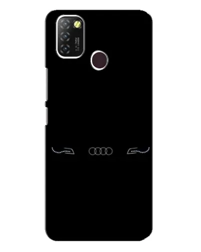 Чехол для Infinix Hot 10 Lite с картинкой «Audi — световой подпись»