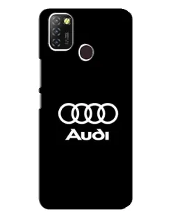 Чехол для Infinix Hot 10 Lite с картинкой «Классическое лого Audi»