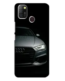 Чехол для Infinix Hot 10 Lite с картинкой «Audi — детализация кузова»