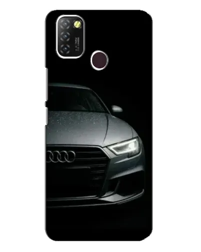 Чехол для Infinix Hot 10 Lite с картинкой «Audi — детализация кузова»