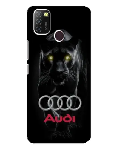 Чехол для Infinix Hot 10 Lite с картинкой «Пантера и Audi»