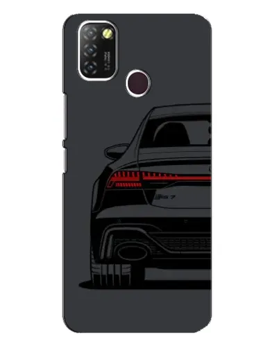 Чехол для Infinix Hot 10 Lite с картинкой «Задняя часть Audi — арт»