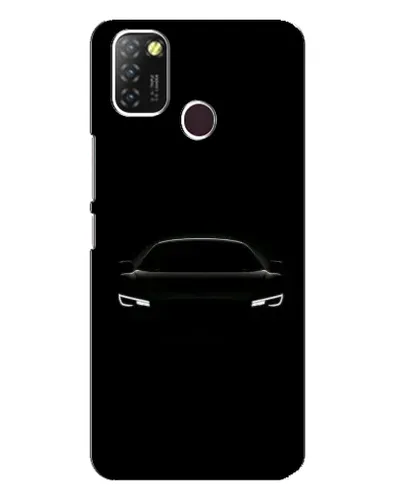 Чехол для Infinix Hot 10 Lite с картинкой «Взгляд Audi в темноте»