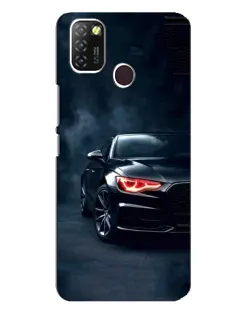 Чехол для Infinix Hot 10 Lite с картинкой «Audi — хищный взгляд»