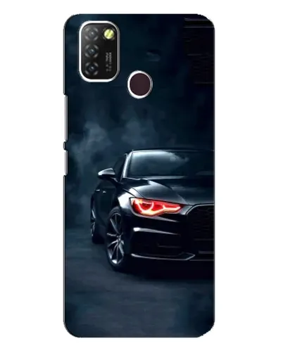 Чехол для Infinix Hot 10 Lite с картинкой «Audi — хищный взгляд»