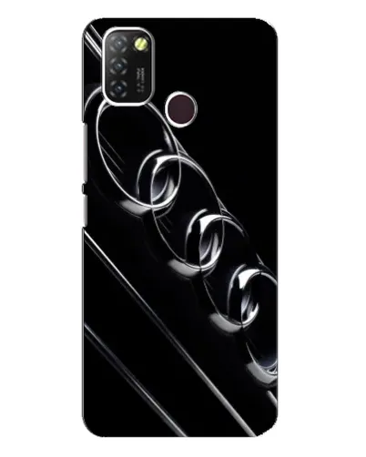 Чехол для Infinix Hot 10 Lite с картинкой «Audi — абстрактные кольца»