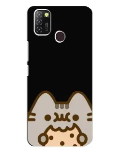 Чехол для Infinix Hot 10 Lite с картинкой «Пушин на черном»