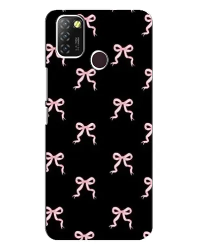 Чехол для Infinix Hot 10 Lite с картинкой «Бант-цветок»