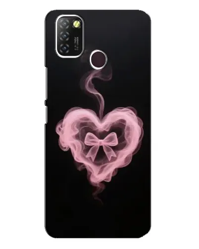 Чехол для Infinix Hot 10 Lite с картинкой «Дымчатое сердце»