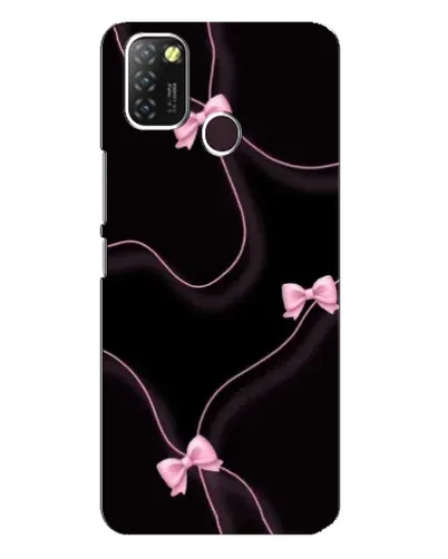 Чехол для Infinix Hot 10 Lite с картинкой «Розовые ленты»