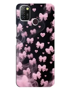 Чехол для Infinix Hot 10 Lite с картинкой «Неоновое кружево»