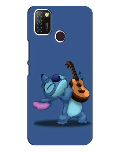 Чехол для Infinix Hot 10 Lite с картинкой «Стич с укулеле»