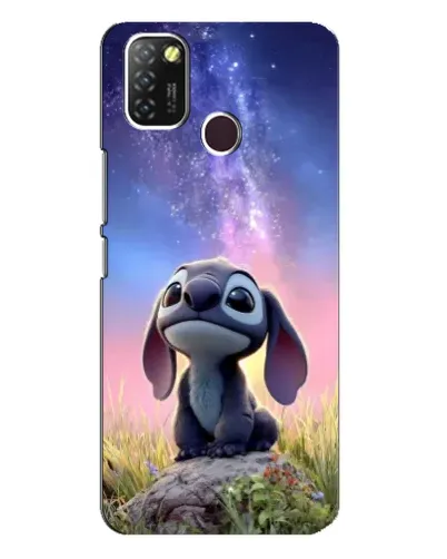 Чехол для Infinix Hot 10 Lite с картинкой «Стич на рассвете»