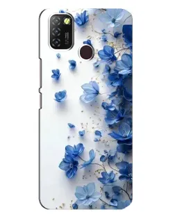 Чохол для Infinix Hot 10 Lite з картинкою «Блакитний квітковий каскад» Чохол для Infinix Hot 10 Lite з картинкою «Блакитний квітковий каскад»