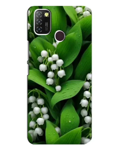 Чехол для Infinix Hot 10 Lite с картинкой «Ландыши в зелени»