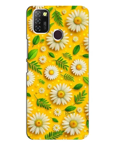 Чехол для Infinix Hot 10 Lite с картинкой «Ромашковое солнце»