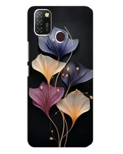Чохол для Infinix Hot 10 Lite з картинкою «Лілові квіти грації» Чохол для Infinix Hot 10 Lite з картинкою «Лілові квіти грації»