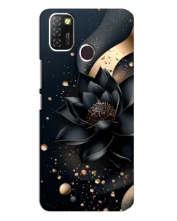 Чохол для Infinix Hot 10 Lite з картинкою «Чорний лотос» Чохол для Infinix Hot 10 Lite з картинкою «Чорний лотос»