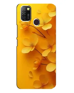 Чохол для Infinix Hot 10 Lite з картинкою «Золоті пелюстки» Чохол для Infinix Hot 10 Lite з картинкою «Золоті пелюстки»
