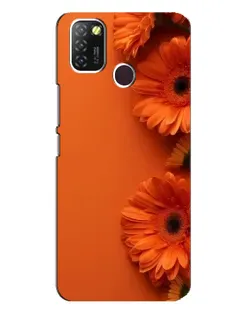 Чохол для Infinix Hot 10 Lite з картинкою «Помаранчеві гербери» Чохол для Infinix Hot 10 Lite з картинкою «Помаранчеві гербери»