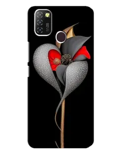 Чохол для Infinix Hot 10 Lite з картинкою «Срібна фантазійна квітка» Чохол для Infinix Hot 10 Lite з картинкою «Срібна фантазійна квітка»
