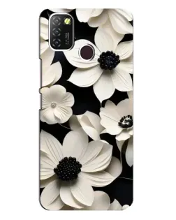 Чохол для Infinix Hot 10 Lite з картинкою «Об'ємні білі квіти» Чохол для Infinix Hot 10 Lite з картинкою «Об'ємні білі квіти»