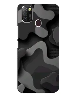 Чохол для Infinix Hot 10 Lite з картинкою «Темний абстрактний камуфляж» Чохол для Infinix Hot 10 Lite з картинкою «Темний абстрактний камуфляж»