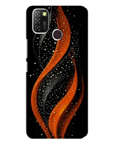 Чохол для Infinix Hot 10 Lite з картинкою «Вогняна зоряна хвиля»