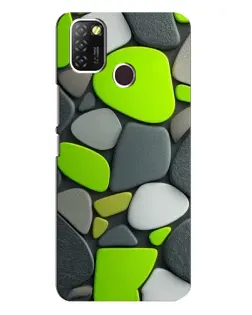 Чохол для Infinix Hot 10 Lite з картинкою «Яскрава неонова галька» Чохол для Infinix Hot 10 Lite з картинкою «Яскрава неонова галька»
