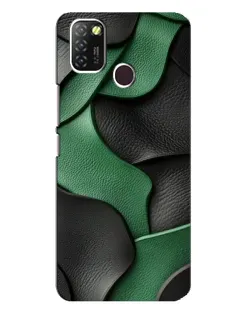Чохол для Infinix Hot 10 Lite з картинкою «Зелені шкіряні хвилі» Чохол для Infinix Hot 10 Lite з картинкою «Зелені шкіряні хвилі»