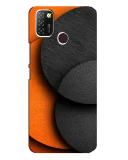 Чохол для Infinix Hot 10 Lite з картинкою «Геометрія помаранчевих кіл» Чохол для Infinix Hot 10 Lite з картинкою «Геометрія помаранчевих кіл»
