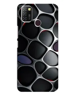 Чохол для Infinix Hot 10 Lite з картинкою «Об'ємна темна решітка» Чохол для Infinix Hot 10 Lite з картинкою «Об'ємна темна решітка»